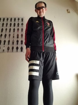 「ランニングスタイル」｜「アイテム（その他）」を使った、👿         さん（メンズ・178cm）の春コーディネート