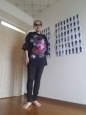「And A（アンドエー）のアイテム（パンツ）」を使った、👿         さん（メンズ・178cm）の秋コーディネート