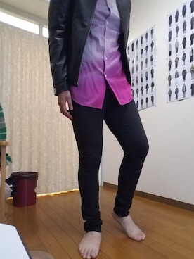 「URBAN RESEARCH（アーバンリサーチ）のアイテム（ライダースジャケット）」を使った、👿         さん（メンズ・178cm）の秋コーディネート