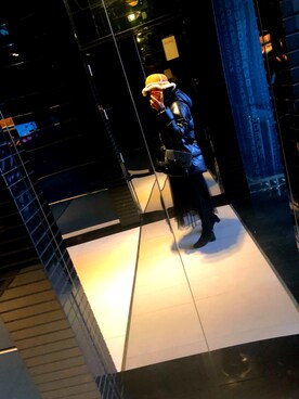 「Jack & Jones（ジャック アンド ジョーンズ）のアイテム」を使った、阿阔さん（レディース・169cm）の冬コーディネート