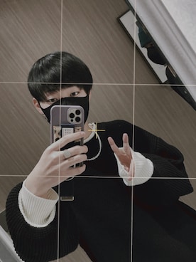 「classicalelf（クラシカルエルフ）のアイテム（ニット/セーター）」を使った、柊さん（メンズ・179cm）の春コーディネート