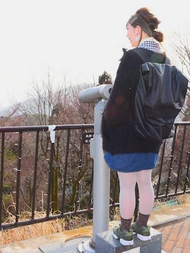 「SEVENDAYS=SUNDAY（セブンデイズサンデイ）のアイテム（デニムスカート）」を使った、らぶさん（レディース・160cm）の春コーディネート