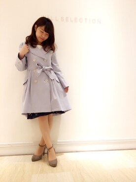 「BSTR」｜「アイテム（ジャケット/アウター）」を使った、miさん（レディース・148cm）の春コーディネート
