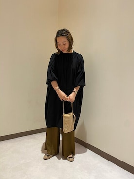 「チュニックワンピース」｜ayuさん（レディース・155cm）の秋コーディネート