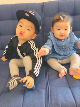 i＊iさん（キッズ・80cm）の秋コーディネート