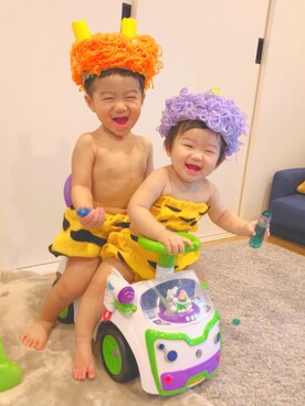 「節分」｜「アイテム（その他）」を使った、i＊iさん（キッズ・80cm）の冬コーディネート