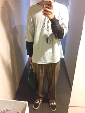 muhさん（メンズ・186cm）の秋コーディネート