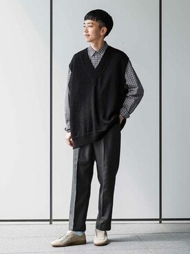 「CellarDoor」｜MATSUさん（メンズ・175cm）の秋コーディネート