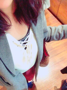 あやさん（レディース・159cm）の冬コーディネート