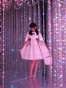 「BABY, THE STARS SHINE BRIGHT」｜「アイテム（ワンピース）」を使った、フローラ(Flora)さん（レディース・163cm）の夏コーディネート