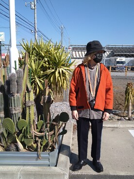 「ジミーチュウ」｜13さん（メンズ・167cm）の冬コーディネート