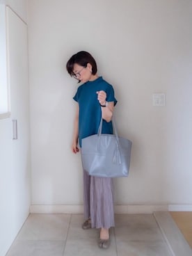 「アイテム（腕時計）」を使った、あるぼるさん（レディース・157cm・50代）の夏コーディネート