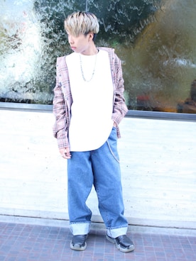 「RtA（アールティーエー）のアイテム」を使った、Ko-taro-さん（メンズ・170cm）の秋コーディネート