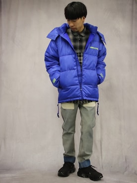 「SUPERTHANKS」｜「アイテム（スニーカー）」を使った、Ko-taro-さん（メンズ・170cm）の冬コーディネート