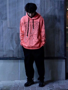 「Haculla（ハキュラ）のアイテム」を使った、Ko-taro-さん（メンズ・170cm）の冬コーディネート