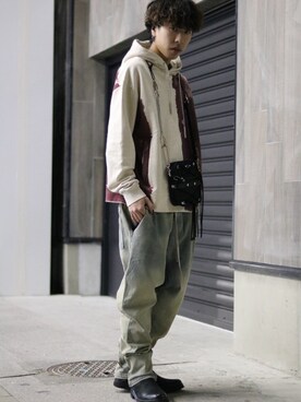 「A-COLD-WALL*（アコールドウォール）のアイテム（パーカー）」を使った、Ko-taro-さん（メンズ・170cm）の冬コーディネート