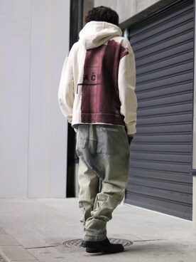 「A-COLD-WALL*（アコールドウォール）のアイテム（パーカー）」を使った、Ko-taro-さん（メンズ・170cm）の冬コーディネート