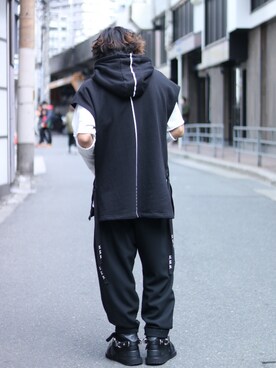 「Haculla（ハキュラ）のアイテム」を使った、Ko-taro-さん（メンズ・170cm）の冬コーディネート