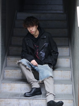 「Azuma.（アズマ）のアイテム（ジャケット/アウター）」を使った、Ko-taro-さん（メンズ・170cm）の冬コーディネート