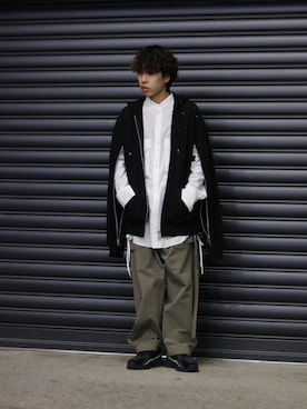 「JOHN LAWRENCE SULLIVAN（ジョンローレンスサリバン）のアイテム（ジャケット/アウター）」を使った、Ko-taro-さん（メンズ・170cm）の冬コーディネート