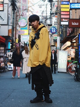 「Azuma.（アズマ）のアイテム（トップス）」を使った、Ko-taro-さん（メンズ・170cm）の春コーディネート