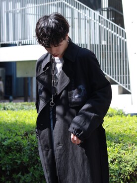 「JOHN LAWRENCE SULLIVAN（ジョンローレンスサリバン）のアイテム（アクセサリー）」を使った、Ko-taro-さん（メンズ・170cm）の春コーディネート