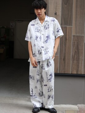 「Azuma.（アズマ）のアイテム（パンツ）」を使った、Ko-taro-さん（メンズ・170cm）の春コーディネート