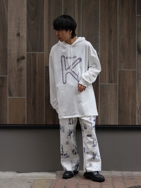 「Azuma.（アズマ）のアイテム（パンツ）」を使った、Ko-taro-さん（メンズ・170cm）の春コーディネート