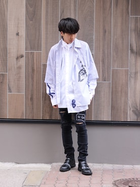 「RtA（アールティーエー）のアイテム」を使った、Ko-taro-さん（メンズ・170cm）の春コーディネート