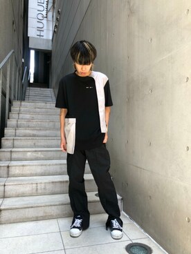 「A-COLD-WALL*(アコールドウォール)のアイテム(パンツ)」を使った、Ko-taro-さん(メンズ・170cm)の春コーディネート