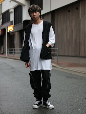 「A-COLD-WALL*（アコールドウォール）のアイテム（トップス）」を使った、Ko-taro-さん（メンズ・170cm）の夏コーディネート