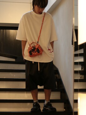 「READY MADES（レディーメイド）のアイテム」を使った、Ko-taro-さん（メンズ・170cm）の夏コーディネート