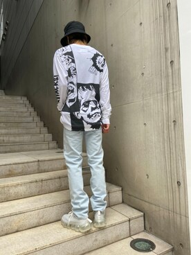 「PASCAL MARIE DESMARAIS（パスカルマリエデマレ）のアイテム（トップス）」を使った、Ko-taro-さん（メンズ・170cm）の夏コーディネート