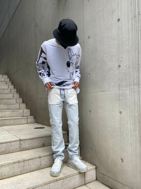 「PASCAL MARIE DESMARAIS（パスカルマリエデマレ）のアイテム（トップス）」を使った、Ko-taro-さん（メンズ・170cm）の夏コーディネート