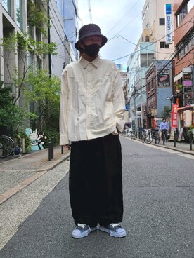 「FACCIES（ファチーズ）のアイテム（パンツ）」を使った、Ko-taro-さん（メンズ・170cm）の秋コーディネート