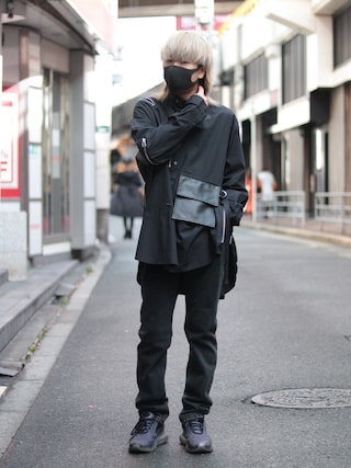 ジョンローレンスサリバン FRONT SIDE BELTEDSHIRT 20AW ジョンローレンスサリバン FRONT SIDE BELTEDSHIRT 20AW