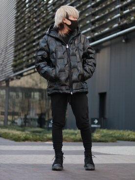 「muta（ムータ）のアイテム（ブルゾン）」を使った、Ko-taro-さん（メンズ・170cm）の冬コーディネート