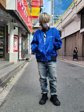 「Azuma.（アズマ）のアイテム（ジャケット/アウター）」を使った、Ko-taro-さん（メンズ・170cm）の冬コーディネート