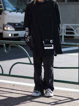 「FACCIES（ファチーズ）のアイテム（パンツ）」を使った、Ko-taro-さん（メンズ・170cm）の春コーディネート