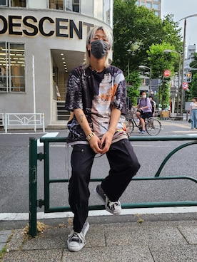 「Azuma.（アズマ）のアイテム（パンツ）」を使った、Ko-taro-さん（メンズ・170cm）の夏コーディネート