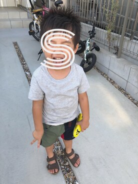 Saaaaakuさん（キッズ・100cm）の夏コーディネート