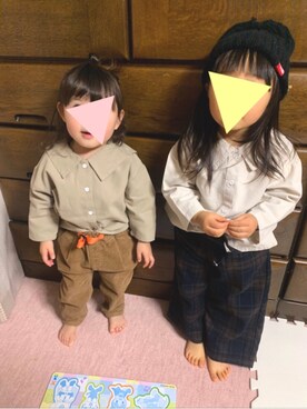 mishi使用（韓国子供服）的時尚穿搭