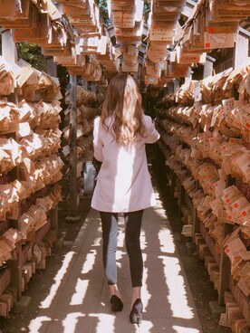 ❥︎❥︎ maho さん（レディース・164cm）の春コーディネート