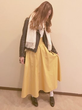 「Momo（Momo）のアイテム」を使った、❥︎❥︎ maho さん（レディース・164cm）の春コーディネート