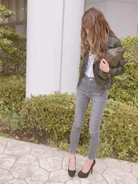 「Momo（Momo）のアイテム」を使った、❥︎❥︎ maho さん（レディース・164cm）の春コーディネート