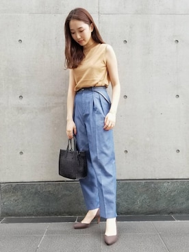 「LAURA DI MAGGIO（ローラディマッジオ）のアイテム」を使った、_______nanakoさん（レディース・162cm）の春コーディネート