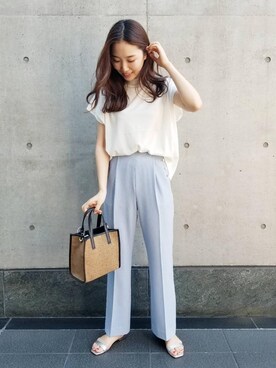 「LAURA DI MAGGIO（ローラディマッジオ）のアイテム」を使った、_______nanakoさん（レディース・162cm）の夏コーディネート