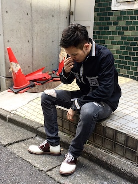 小原 壮大朗さん(メンズ・183cm)の秋コーディネート