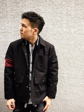 小原 壮大朗さん(メンズ・183cm)の秋コーディネート