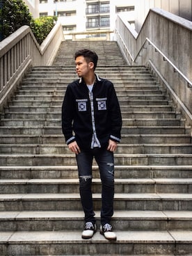 小原 壮大朗さん(メンズ・183cm)の秋コーディネート